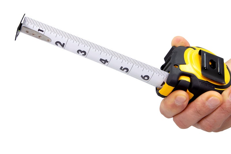 Komelon 25-Ft Contractor TS Wide blade Tape Measure with Backside Printing, Manual Lock, Long Standout (93425) - Image 3